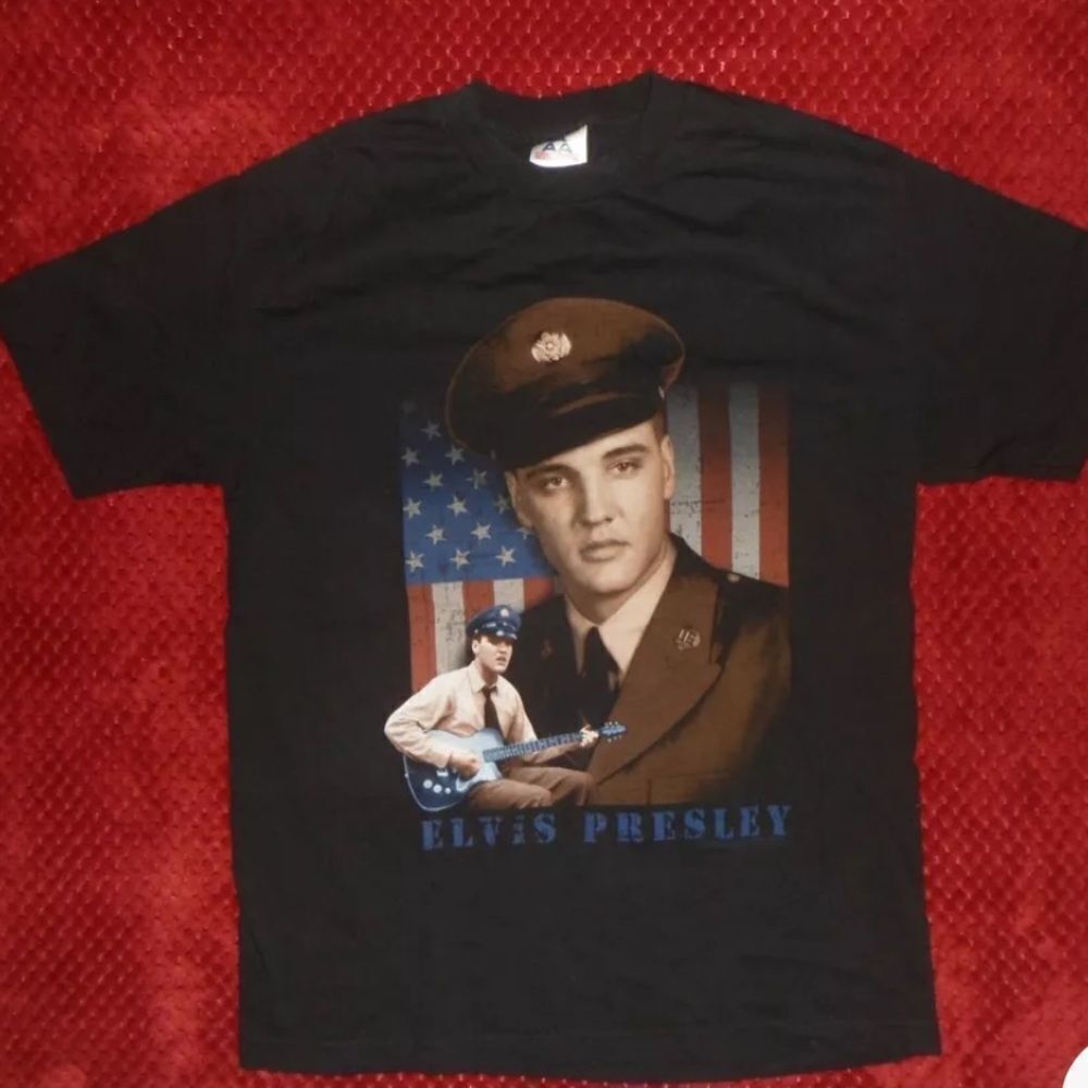 Elvis Presley Vintage Young Army T- Shirt Size XL - Picture 4 of 4